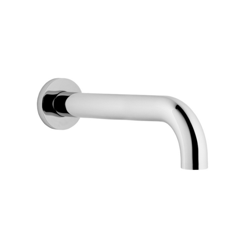 Wall-mounted BRUMA ELOR 170mm chrome bathtub spout (145 640 3CR)