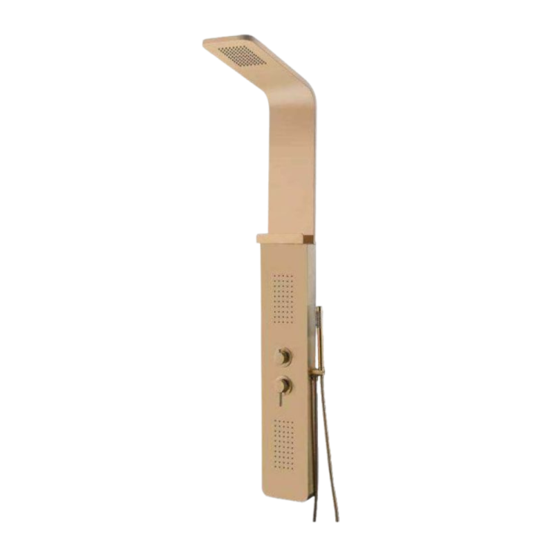 Colonne de Douche RUBICER Inox Satiné GOLD  (RCLG197ASGLD)