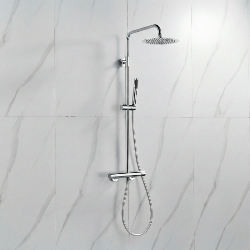 Sistema de Duche EQ+ Nantes Cromado