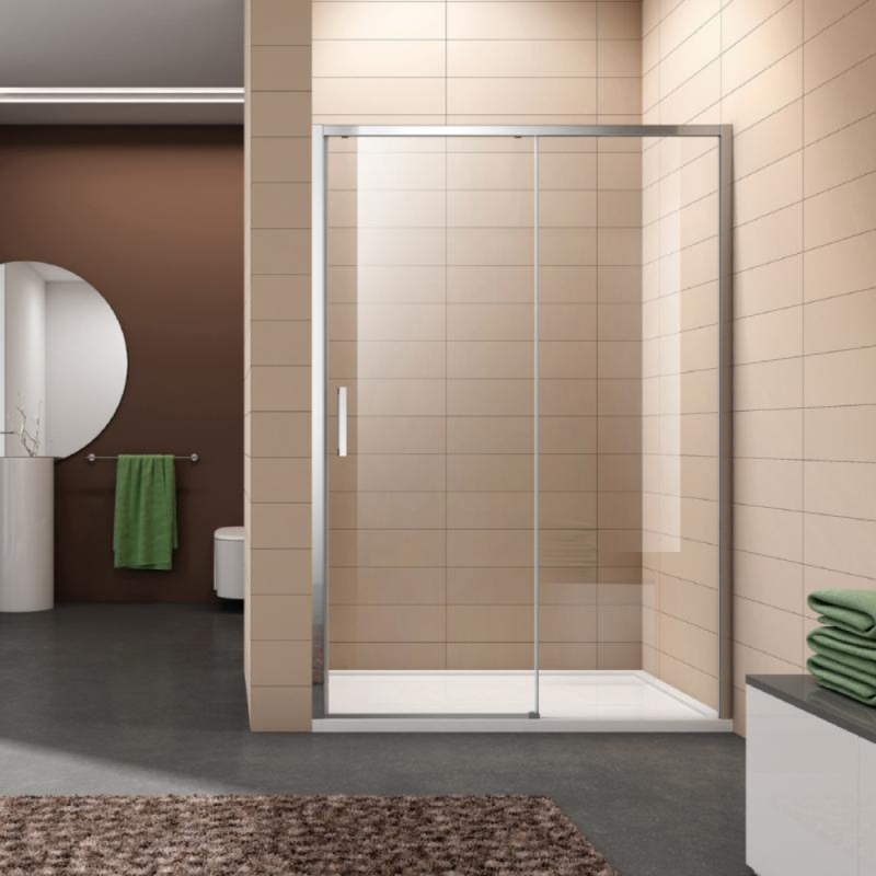 Resguardo de Duche Frontal EQ+ Veneza 1+1 Cromado