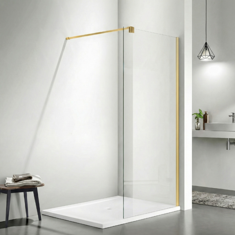 Painel de Duche EQ+ Milão Fixo Ouro Mate