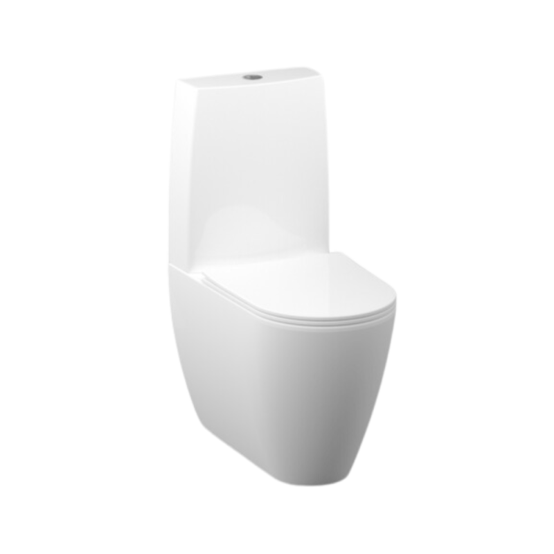 Paquete de Inodoro Sin Marco Valadares (asiento de cierre suave)