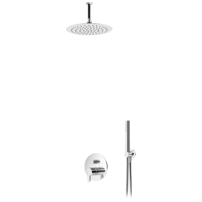 Sistema de Ducha BRUMA empotrado LEAF, ducha de techo ABS D230