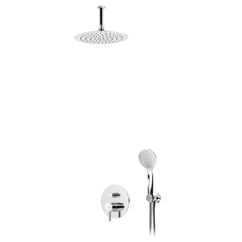 Sistema de Ducha BRUMA empotrado LUSITANO, ducha de techo ABS D230