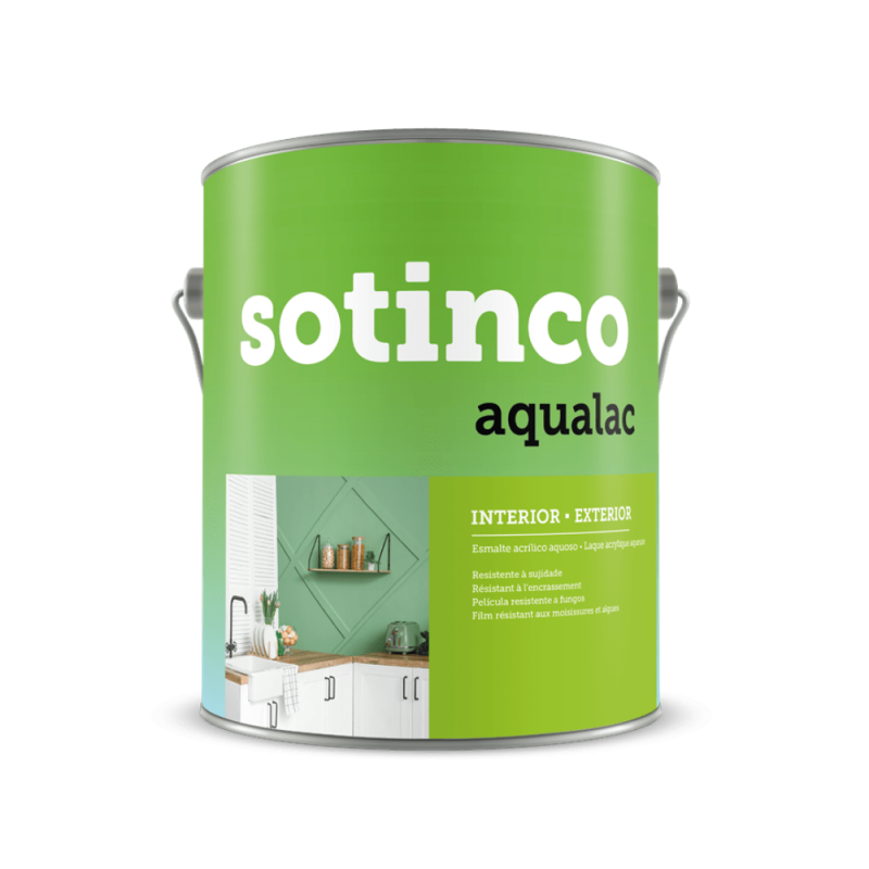 Esmalte AQUALAC MATE SOTINCO 4L