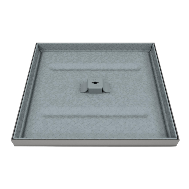 Tapa rebajada de acero galvanizado CAPA (HYDRA PLUS25) 270x270x39 (B125)