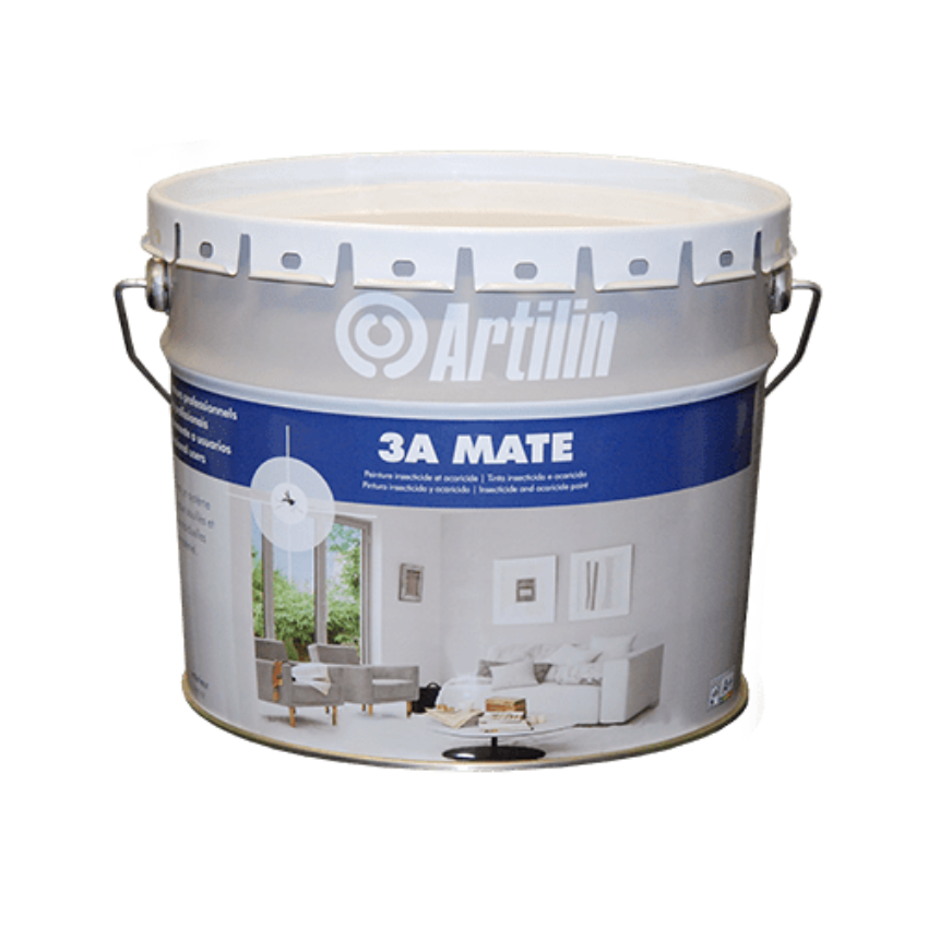 Tinta para Paredes e Tectos CIN 3A Mate 10L - Branco