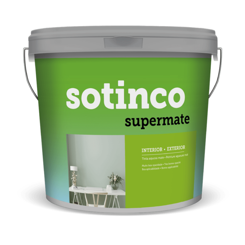 Tinta para Paredes e Tectos Sotinco Supermate 15L - Cor