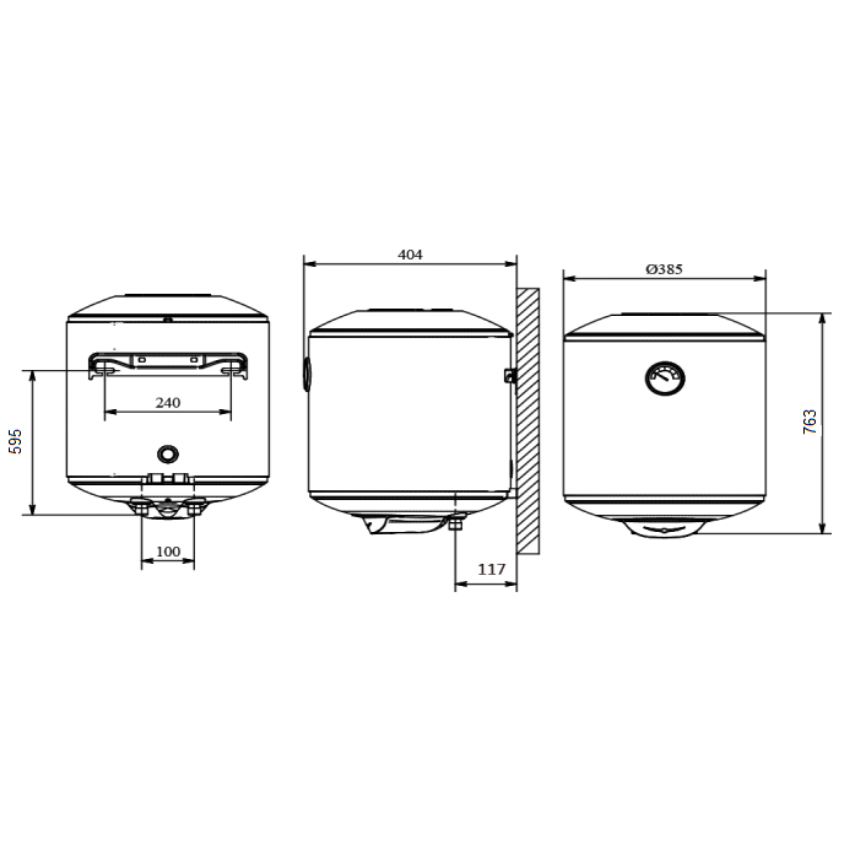 Termoacumulador 50L Nofer N
