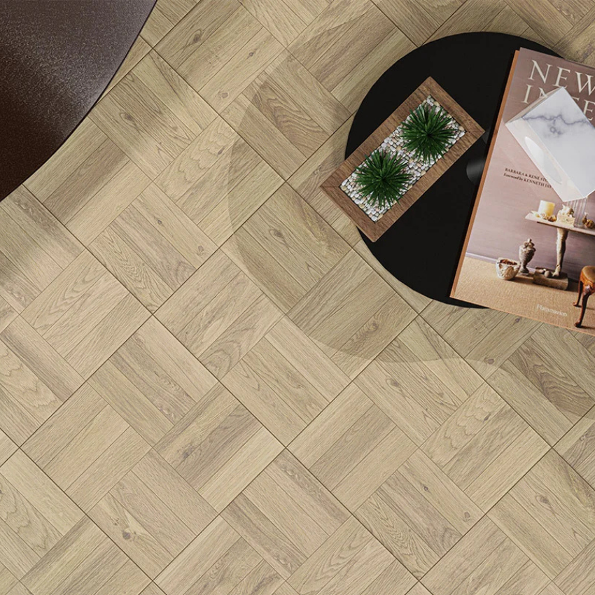 Pavimento Cerâmico 33.5x33.5 Certeca Parquet Bege