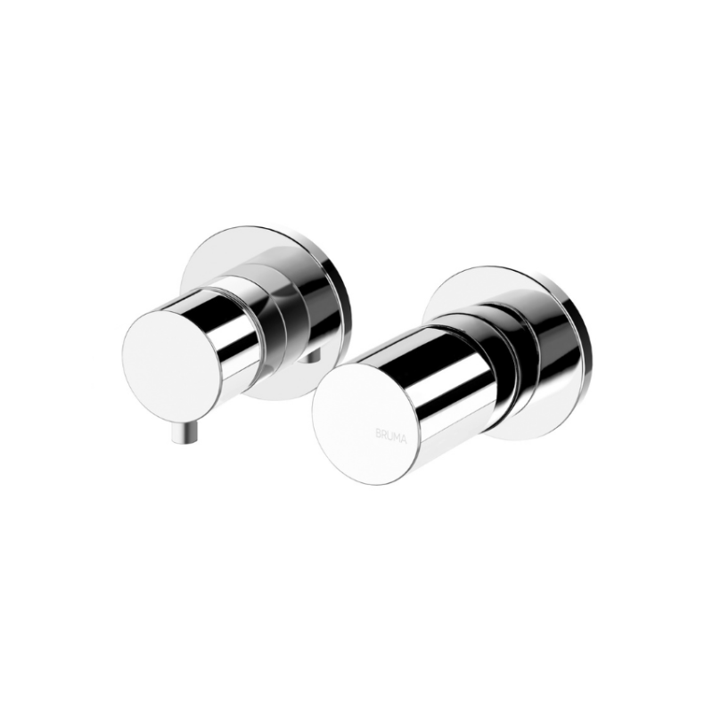 Monocomando embutido horizontal, com 3 saídas Bruma Adagio - 193 142 1CR