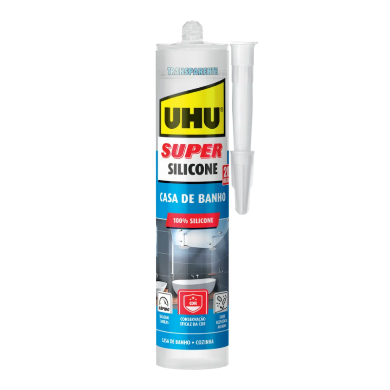 Super Silicone UHU Casa de Banho 300ml Transparente