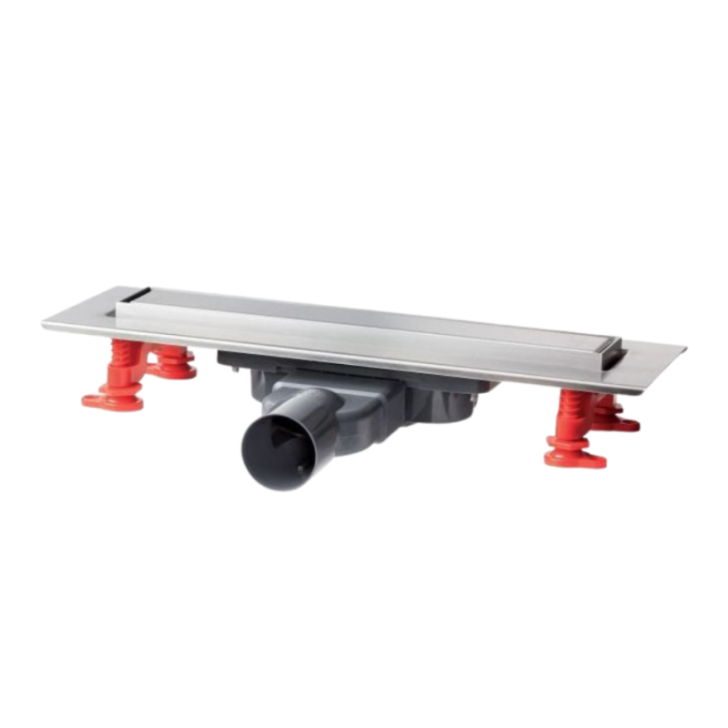 Sifão de Duche Italiano Aço Inoxidável 300x40 mm Wirquin Venisio Slim 300