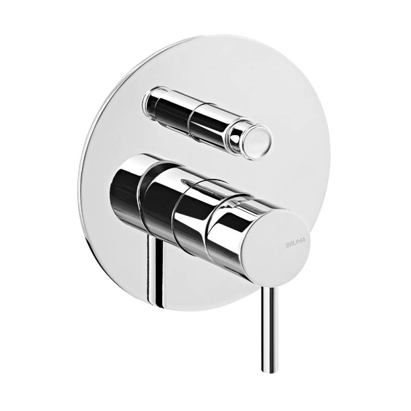 Monocomando embutido com 2 saídas BRUMA LUSITANO - 107 130 1CR