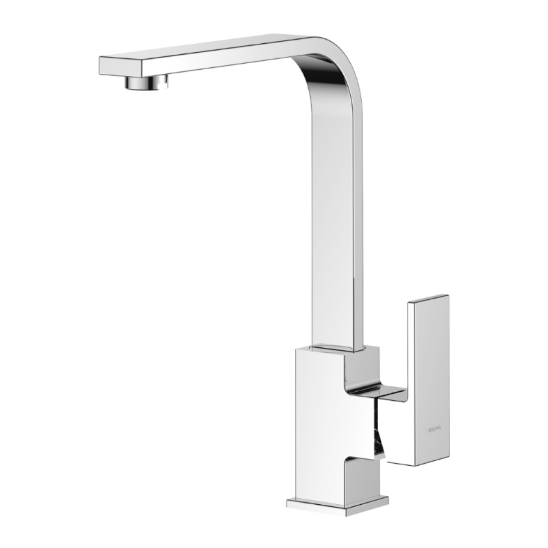 Monocomando de lava loiça, bica giratória – Bruma Quadra 182 101 1CR