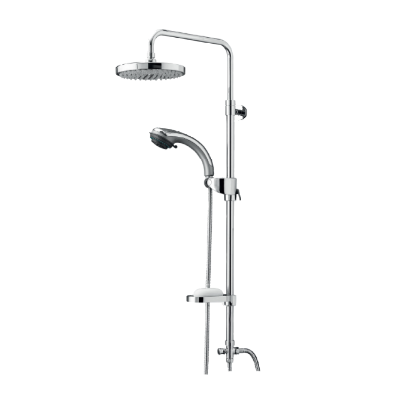 Coluna de duche em Latão sem Misturadora Pratik Cromada