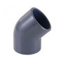 PVC Elbow 45º (collar)