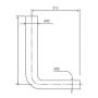 OLI White Discharge Pipe (50x32) H32