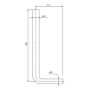 OLI White Discharge Pipe (50x32) H60
