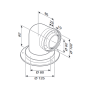 Boiler Condensation Adapter 80/125 BOSCH
