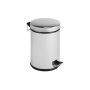 Balde de lixo em Inox com tampa e pedal (3L)