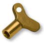 Secret Faucet Key Yellow Brass