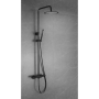 Sistema de Duche EQ+ Nantes Preto Mate