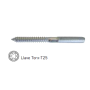 Wooden Threaded Rod / Metric Threaded Rod Zinc-Plated Steel - M8x120
