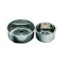 Pio Cilindrical Stainless Steel Without Hole 30x18 With Valve