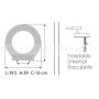 Toilet Seat Thermoset REFLEX white