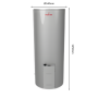Electric Water Heater VIDEIRA Euro92 stainless steel 2205 150L V.S.