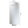 Electric Water Heater VIDEIRA stainless steel 2205 200L V.P.