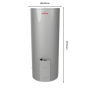 Electric Water Heater VIDEIRA stainless steel 2205 300L V.S.