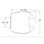 Toilet Seat Thermoset HOSPITAL (for VALADARES) br