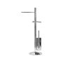 Floor Towel Holder Bidet Chrome Brass (3 pieces)