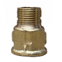 União de Latão M/F 1/2 2,5cm (Comprida)