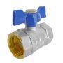 Ball Valve FF PN25 (Butterfly Handle) MT