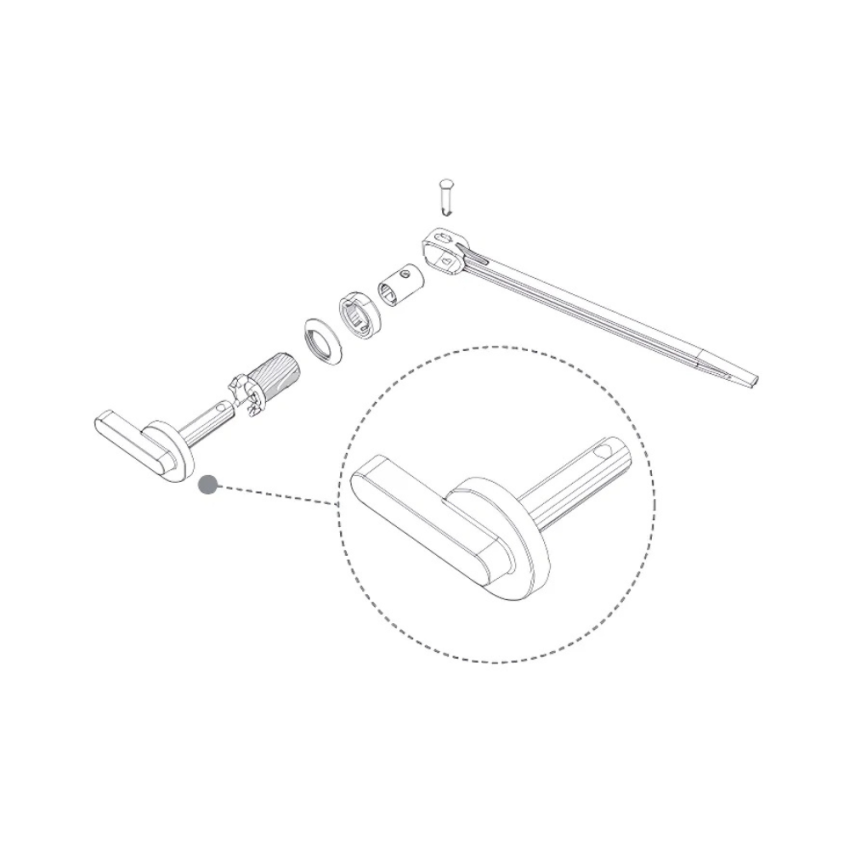 Manípulo para Mecanismos de Descarga OLI Handle – CS02000033767