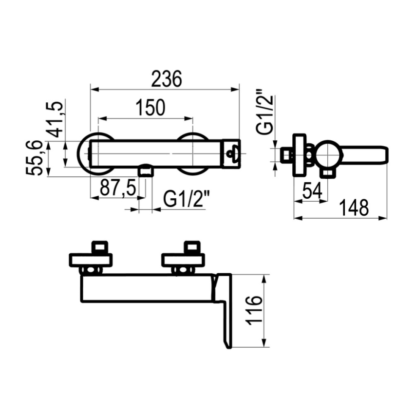 Monocomando GALINDO base KARIM DUE