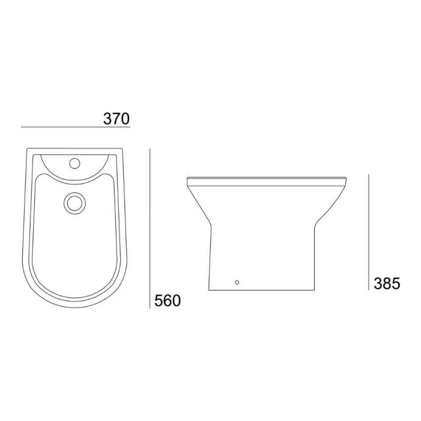 Bidet VALADARES OCEANUS br