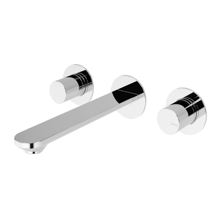 Misturadora de lavatório à parede, 3 furos Bruma Adagio - 193 240 1CR