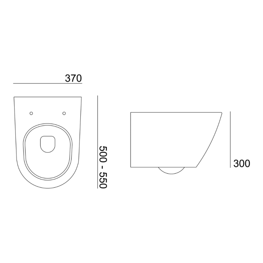 Toilette Suspendida VALADARES DOS