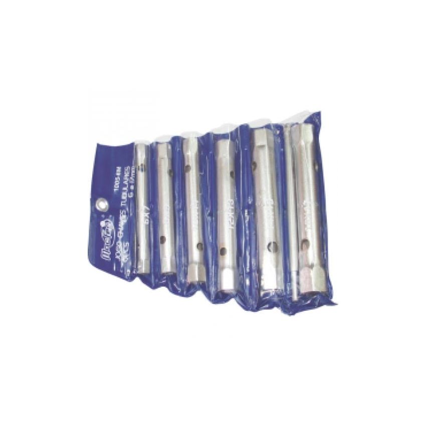 Set of Tubular Wrenches 8 pieces SADDY 6x7/20x22