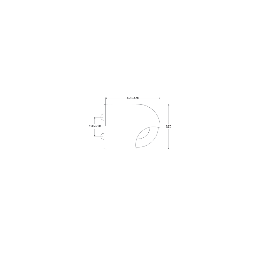Sanitary Seat Thermoset ESTORIL Almond