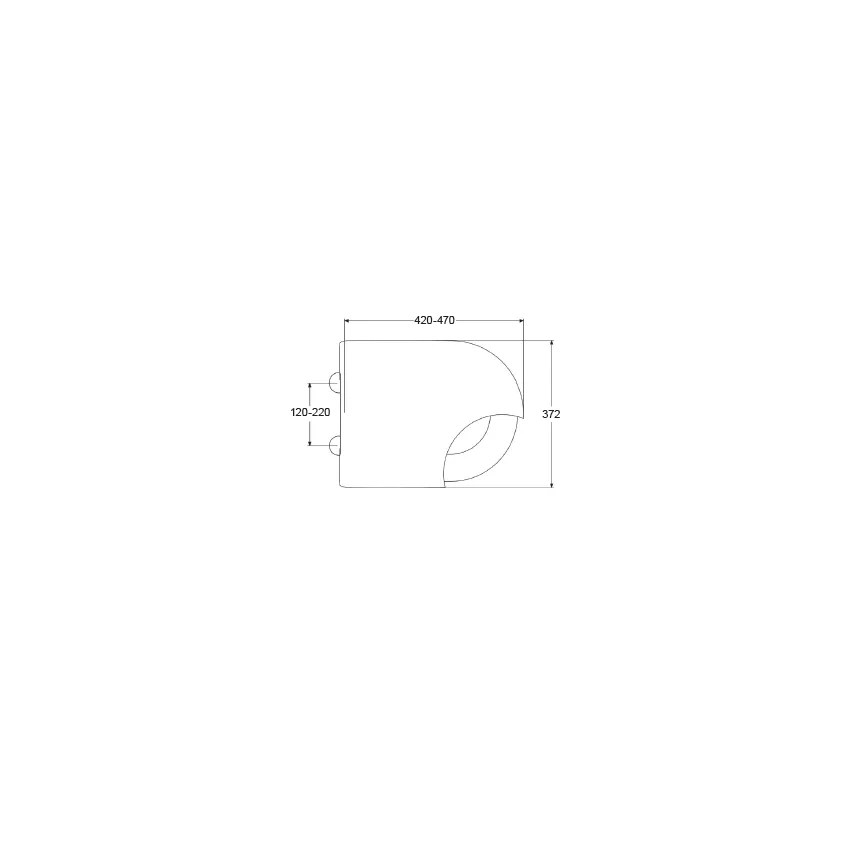 Sanitary Thermoset Seat ALFA Gray