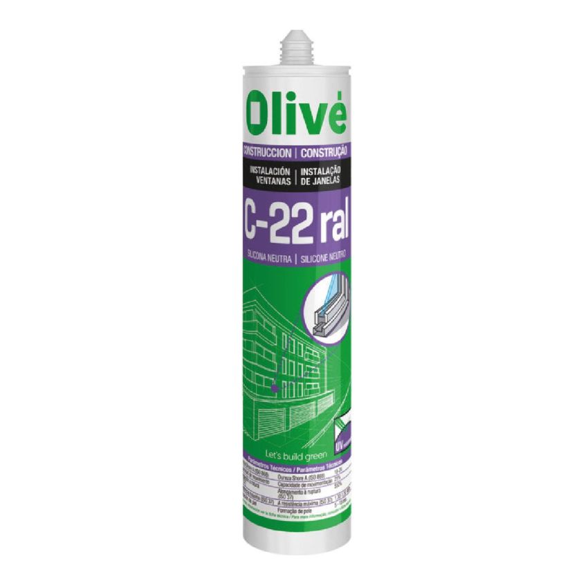 Neutral Silicone OLIVÉ Professional C-22 Gray 300ml