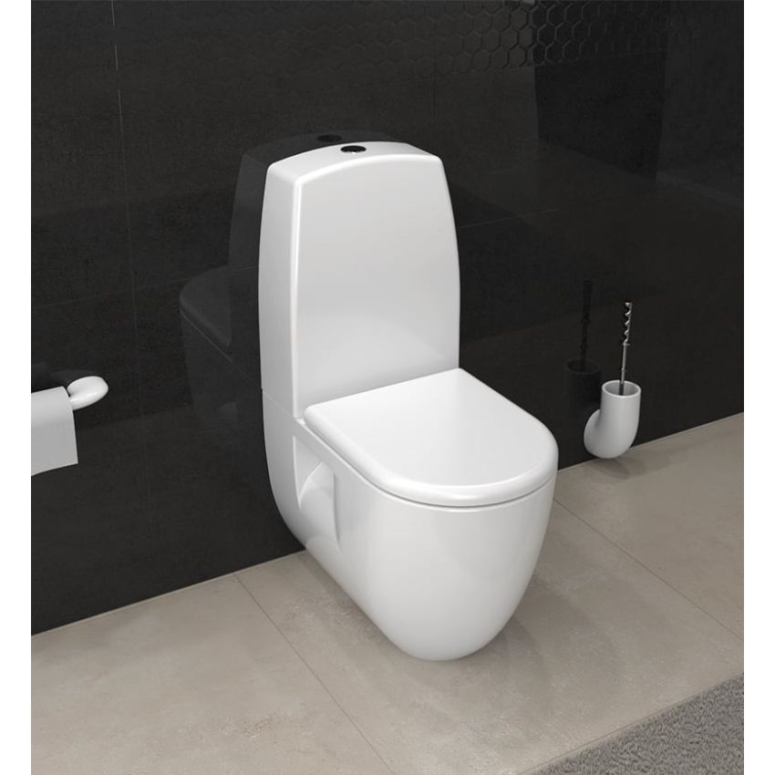 Sanitary Thermoset Seat NAUTILUS white