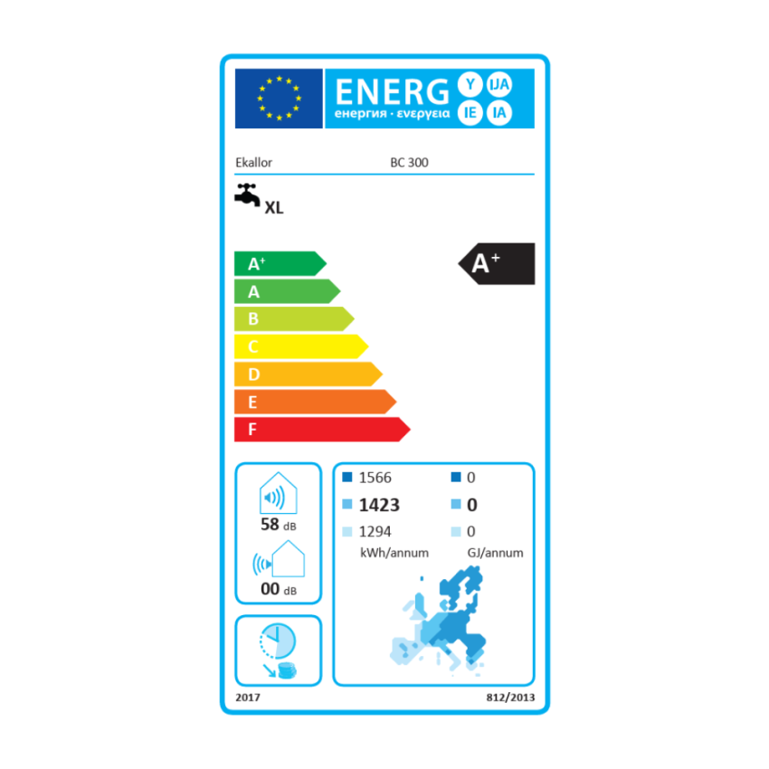 Bomba de Calor 300L EKALLOR BC SS