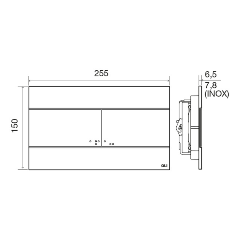 Placa de Comando OLI Slim Mate - CG23000010197