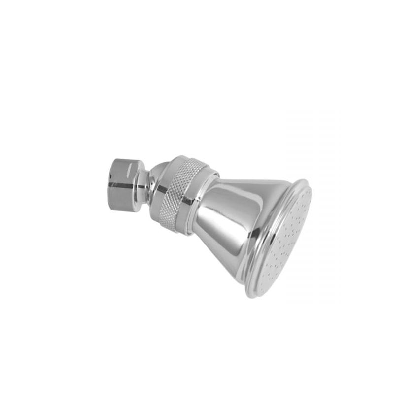 Chuveiro de latão cromado con rótula